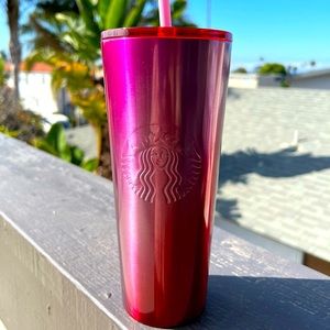 Aluminum Starbucks cup for cold drinks